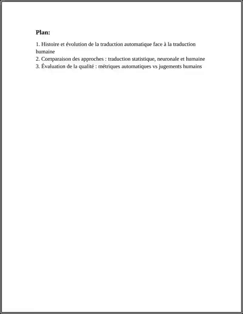 La traduction automatique face à la traduction humaine 3