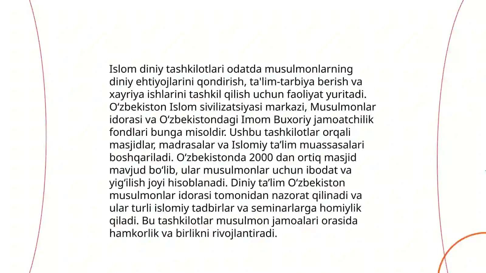 Islom diniy tashkilotlari 3