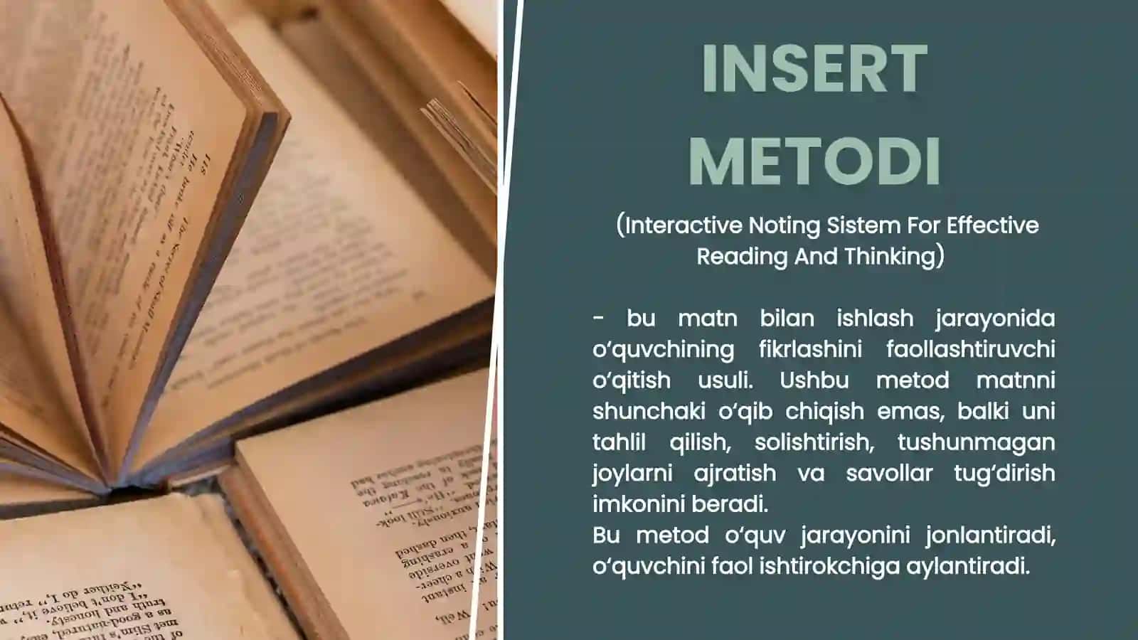 INSERT METODI 3