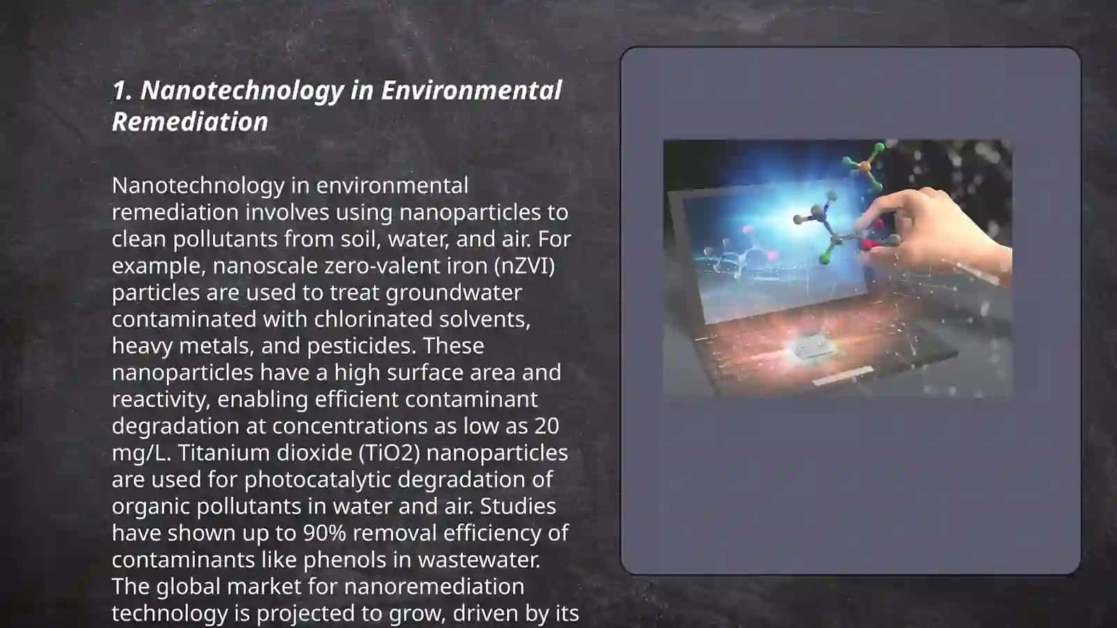 Nanotechnology in Environmental Remediation 3