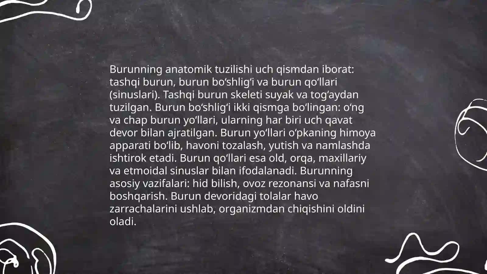 Burun halqum va hiqildoqning anatomik va fiziologik xususiyatlari 3