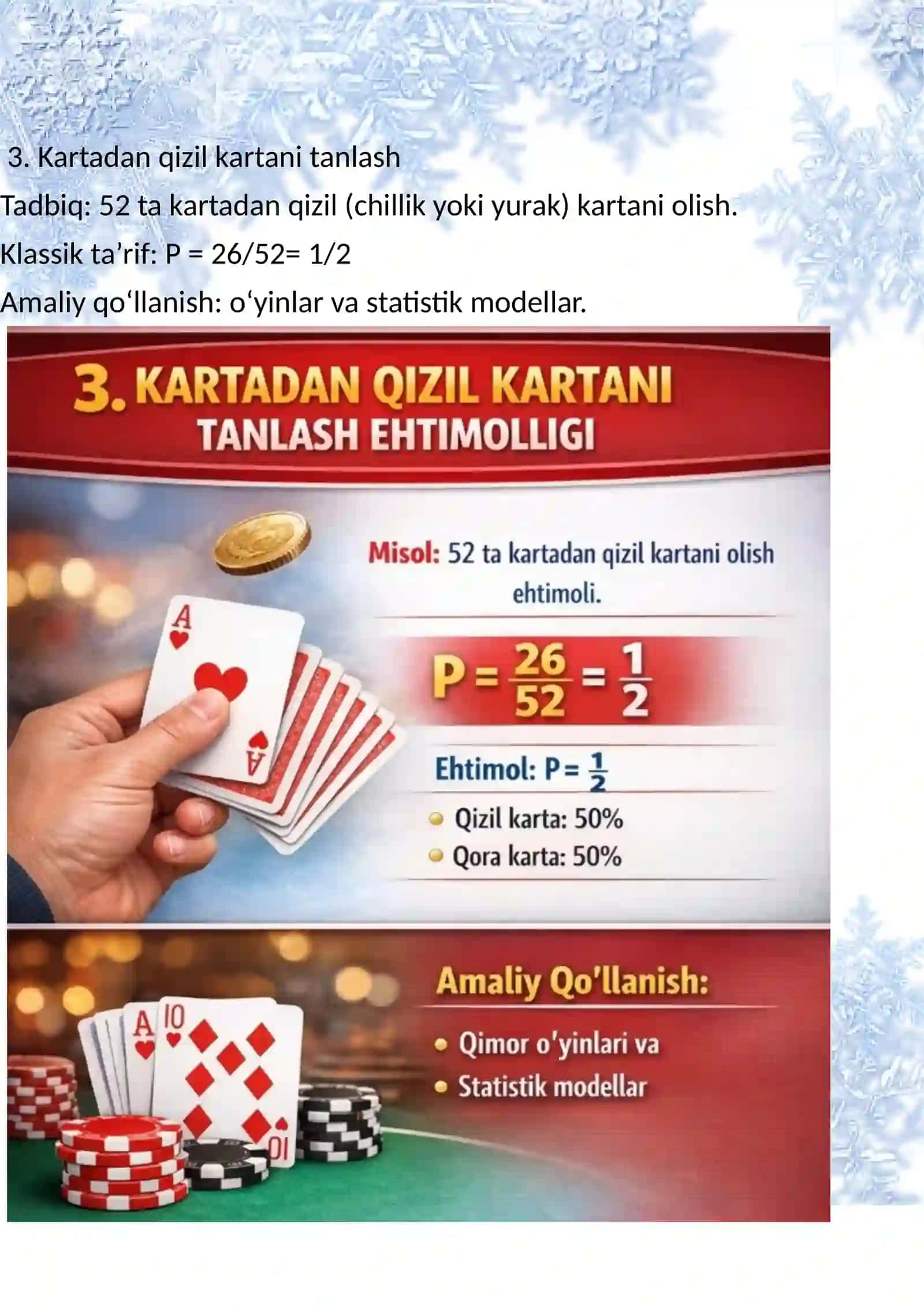 ehtimollar nazaryasi fanidan 3