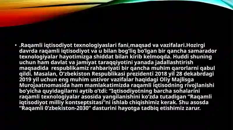 RAQAMLI IQTISODIYOTNI RIVOJLANTIRISHDA AXBOROT KOMUNIKATSIYA TEXNALOGIYALARI 3