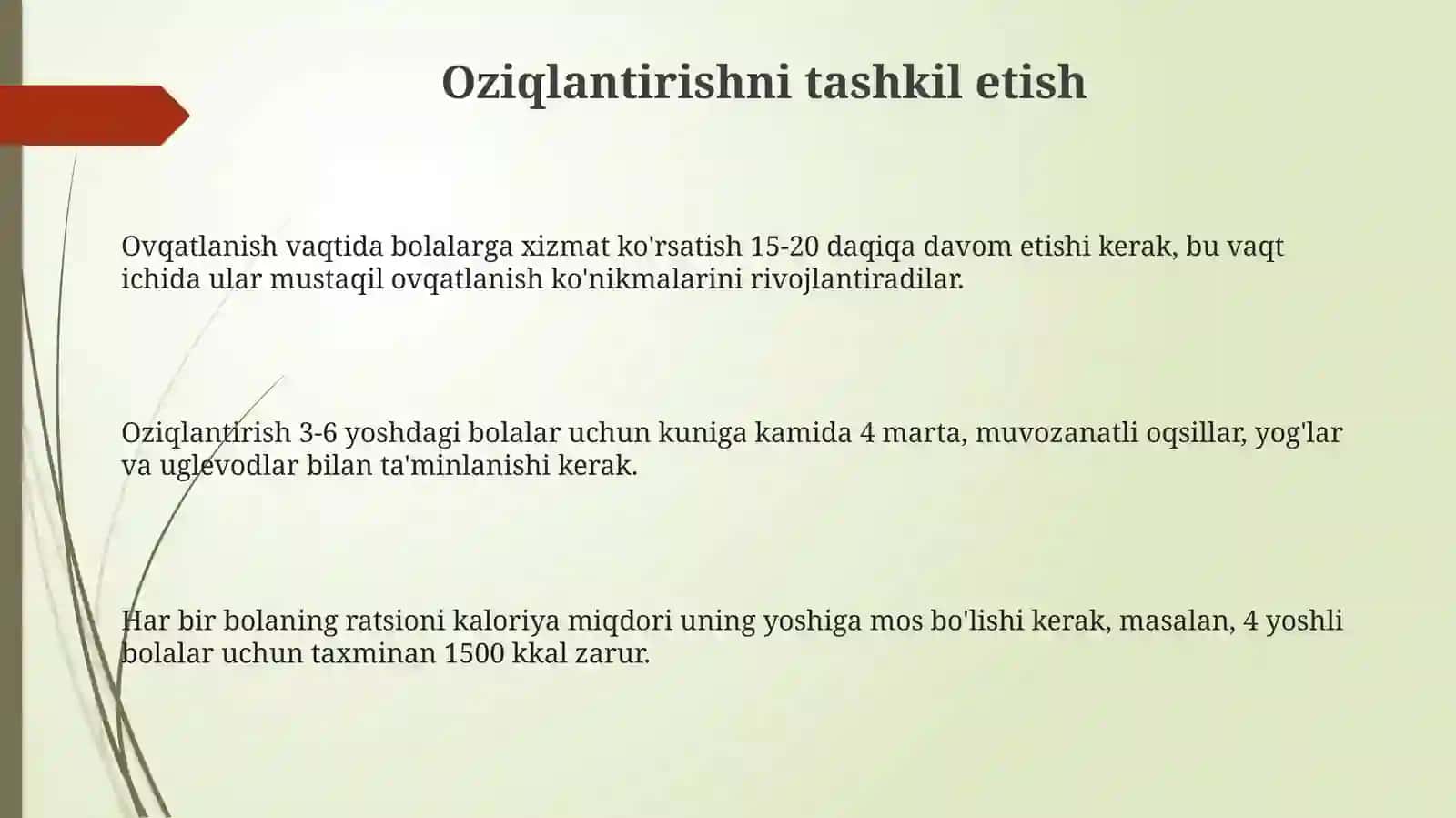 Maktabgacha ta'lim tashkilotida yosh bolalarning hayotini to'g'ri tashkil etish 3