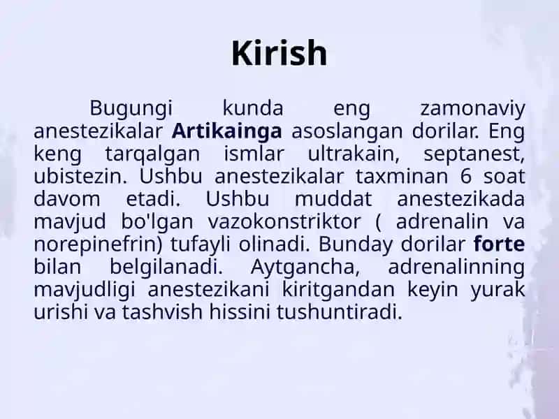 Zamonaviy og’riqsizlantirish usullari 3