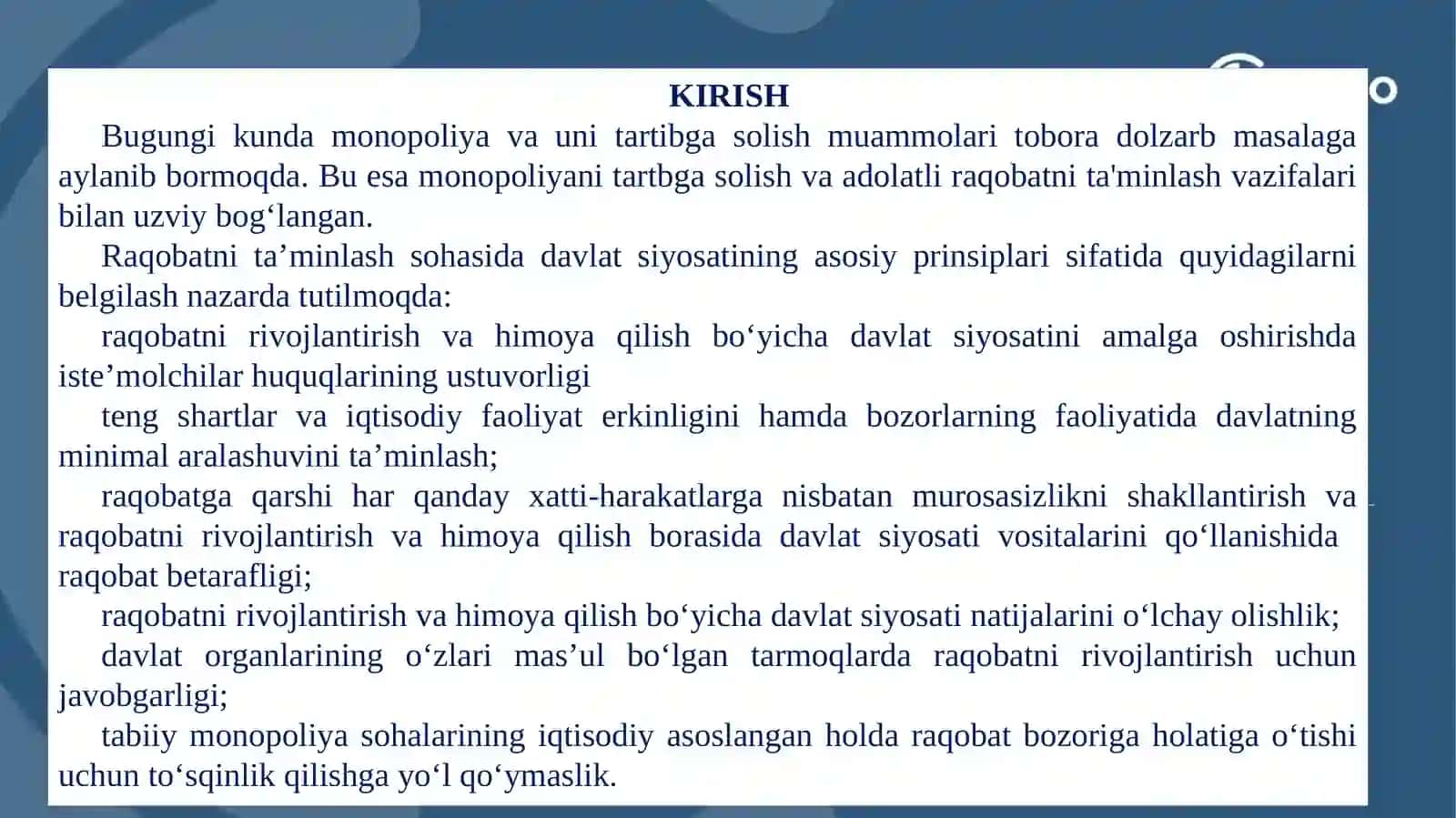 MIKROIQTISODIYOT fanidan TAQDIMOT (1-mustaqilish) 3