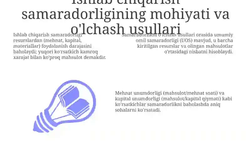 Ishlabchiqarishningsamaradorligivauningkorsatkichlari 3