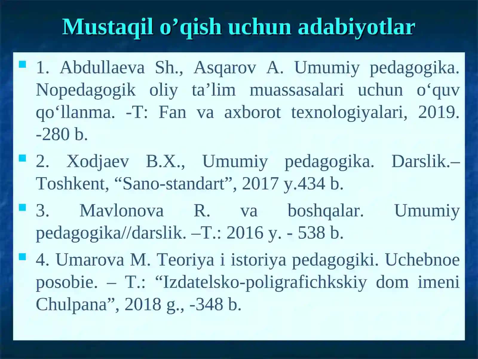 O‘zbekiston Respublikasi ta’lim tizimida modernizatsiya jarayonlari 3