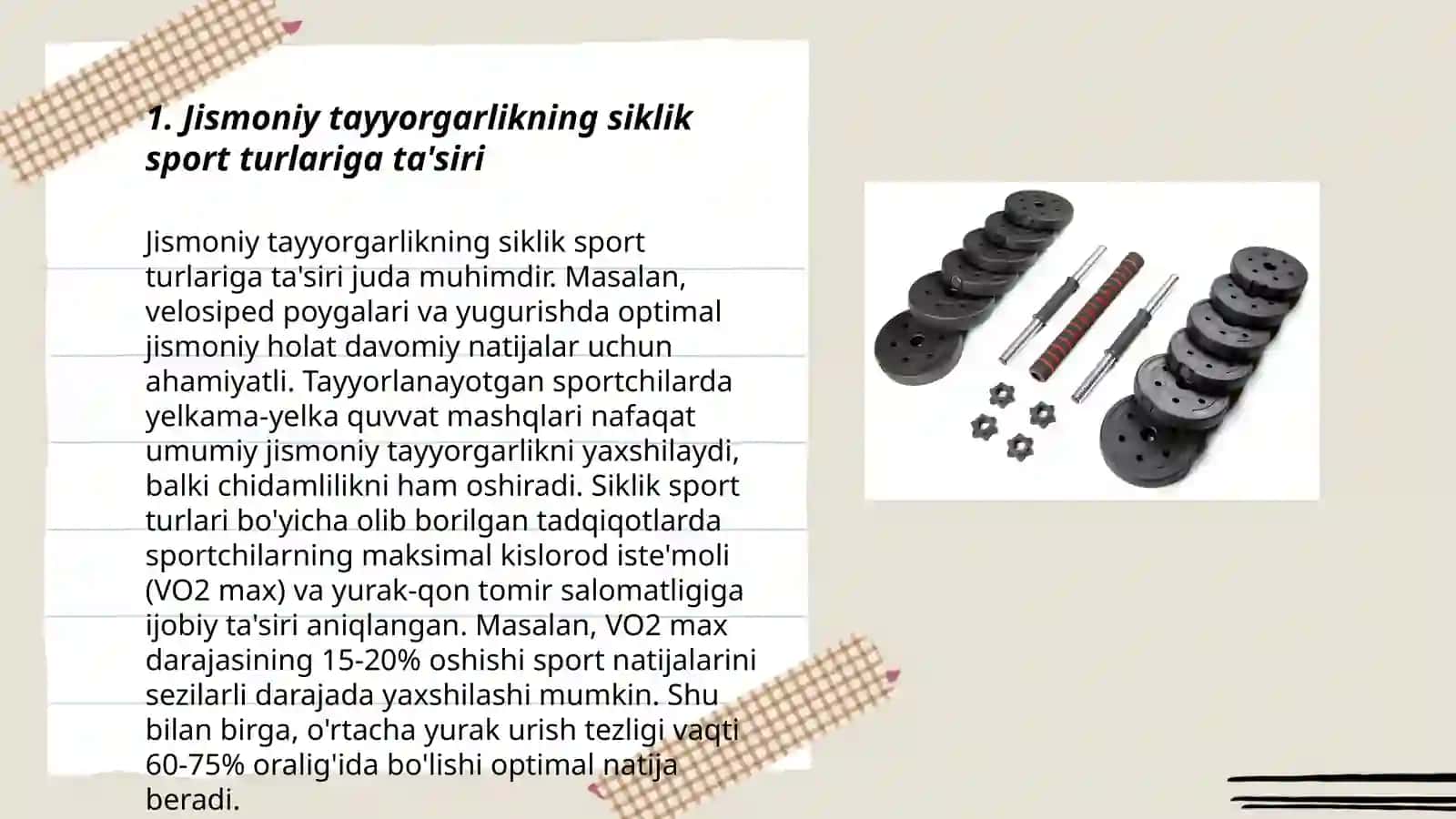 Jismoniy tayyorgarlikning siklik sport turlariga ta'siri 3
