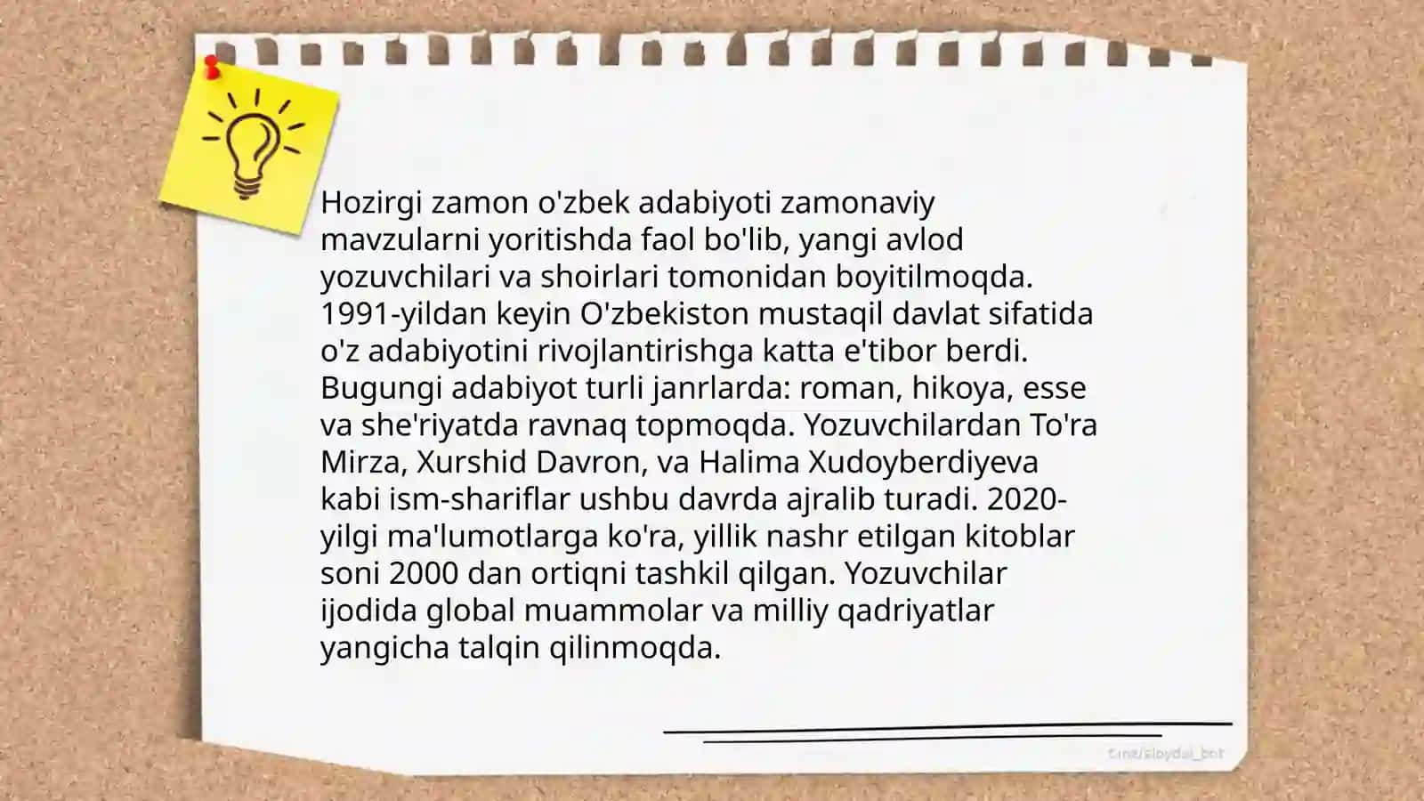 Hozirgi adabiy jarayon va o'zbek romanchiligi 3
