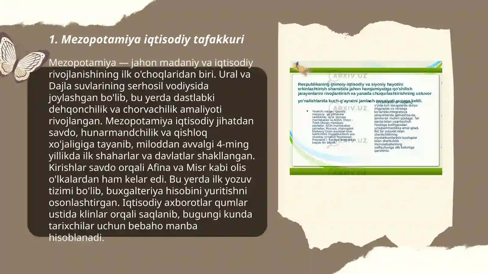 Mezopotamiya iqtisodiy tafakkuri 3