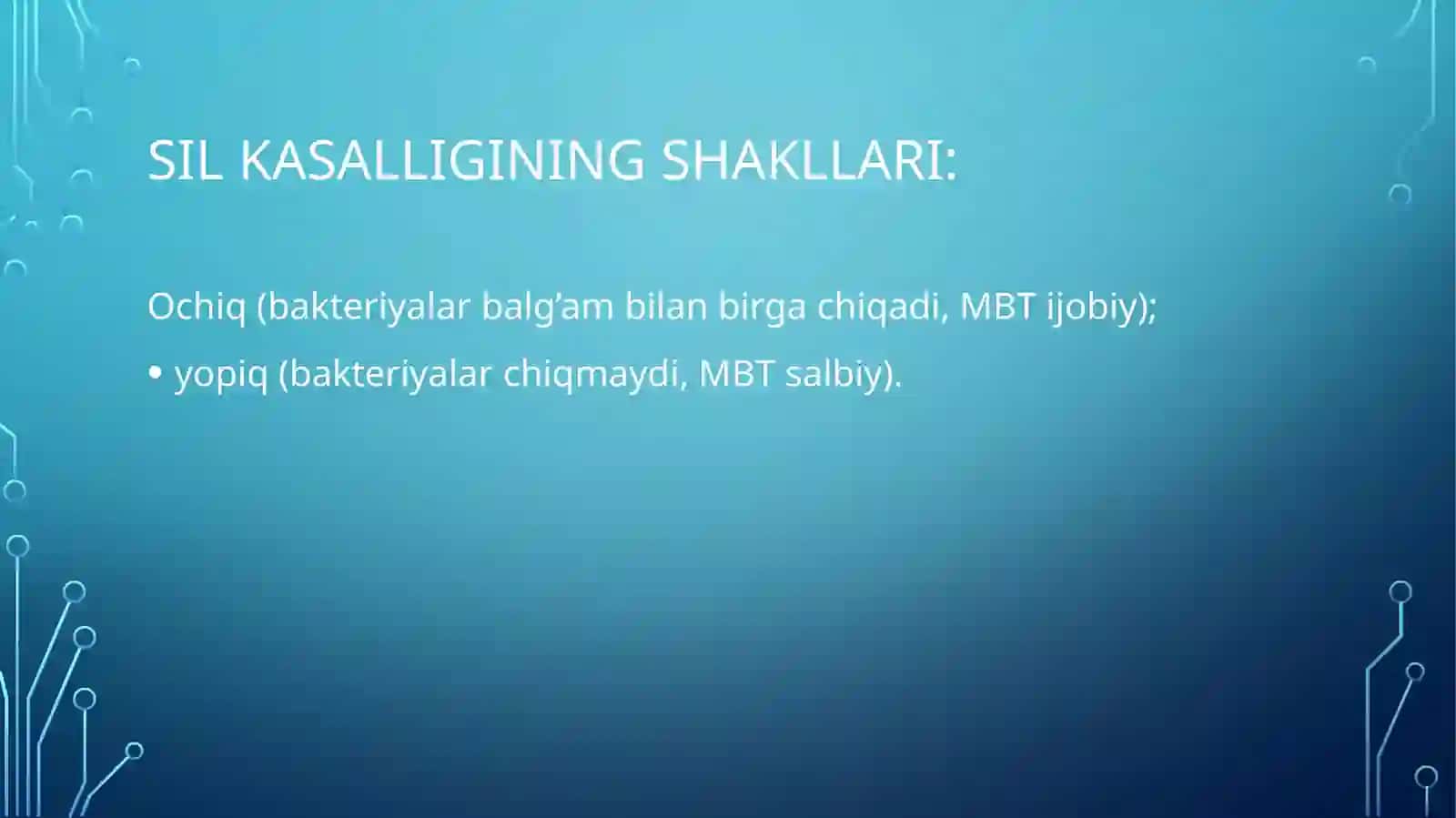 Sil kasalligi 3