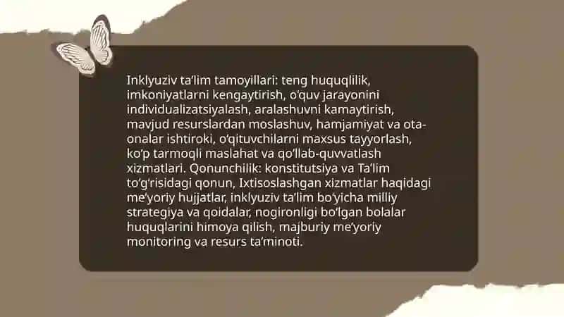 Imkoniyati cheklangan bolalarni inklyuziv ta’lim orqali o‘qitish va tarbiyalashni tashkil etish 3