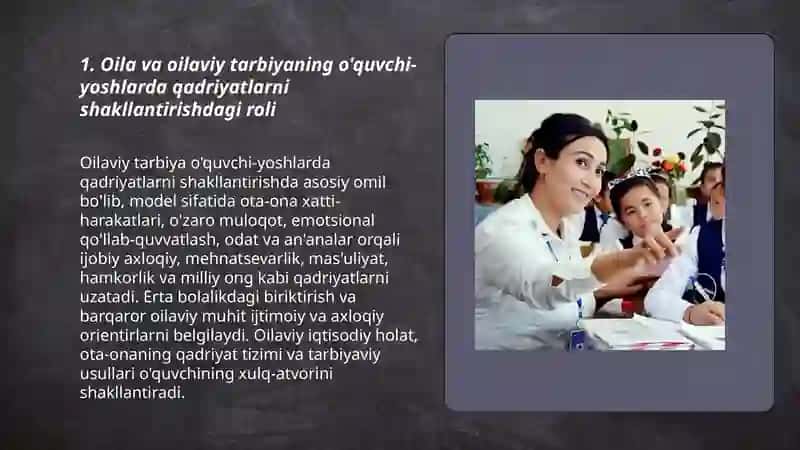 O'quvchi-yoshlarda qadriyatlar tizimini shakllantirish 3