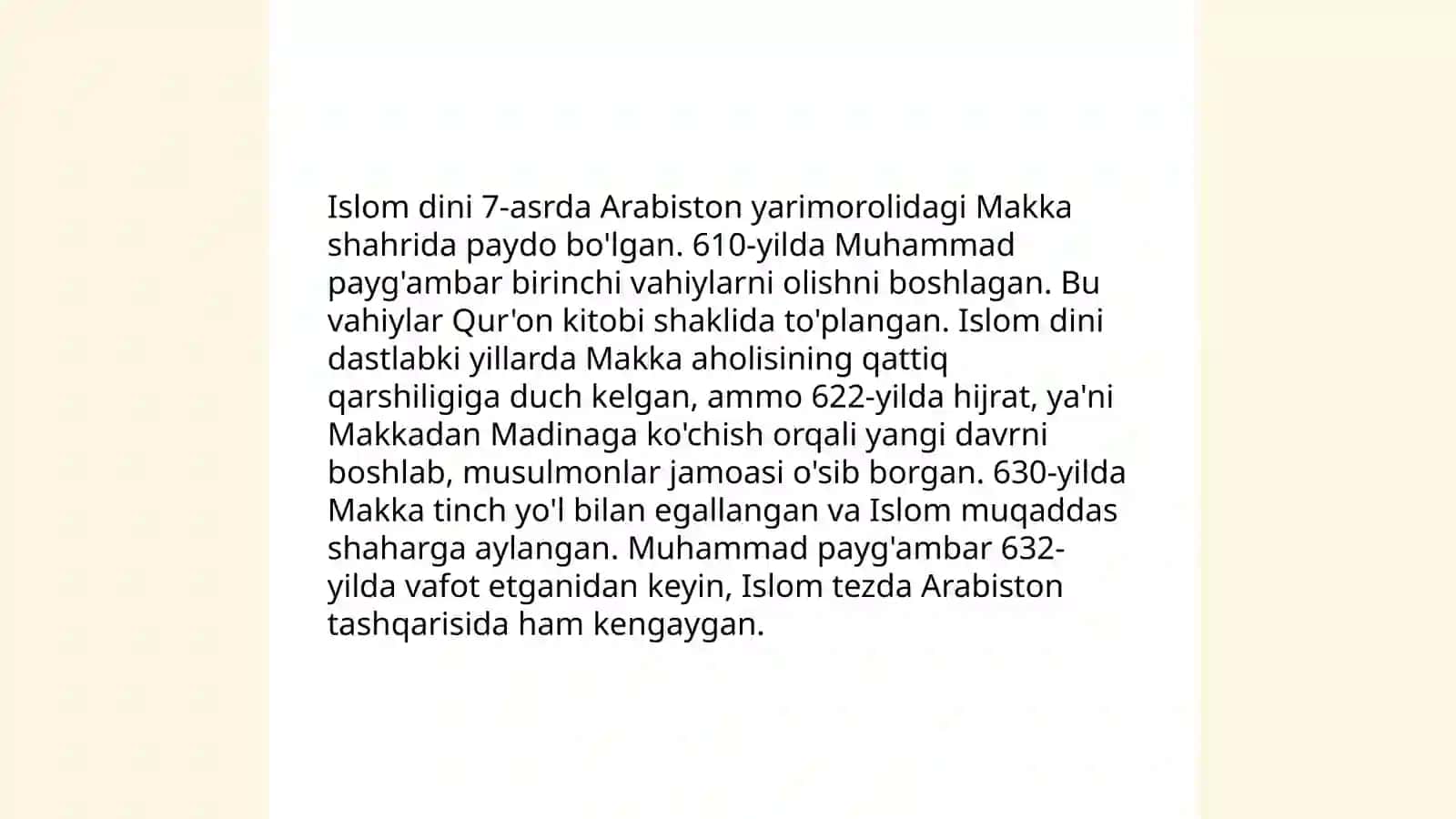 Islom dini tarixi va mohiyati 3