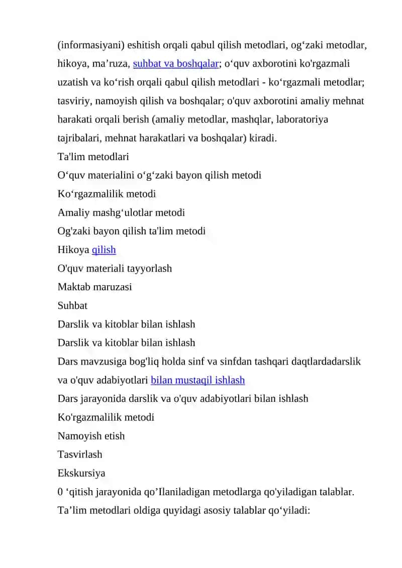 METODLARNI TASNIFLASH USULLARI 3
