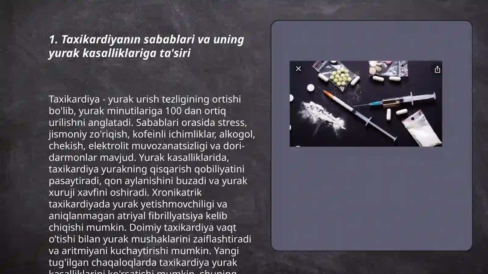 Taxikardiyada ishlatiladigan dorilarni kimyoviy tarkibi formulasi qoʻllanilishi 3