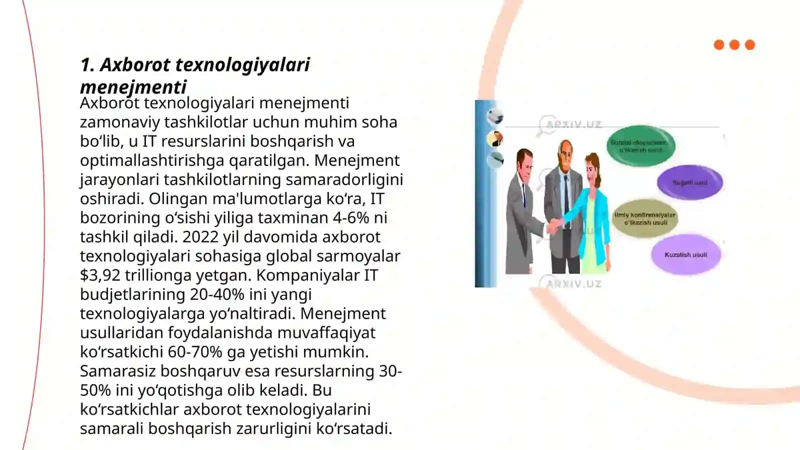 Axborot texnologiyalari menejmenti 3