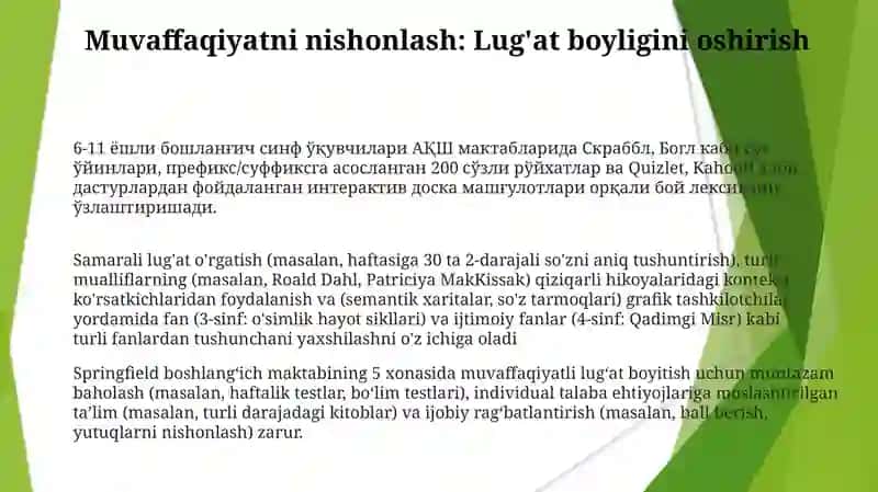 Lug'at boyicha mashqlar 3