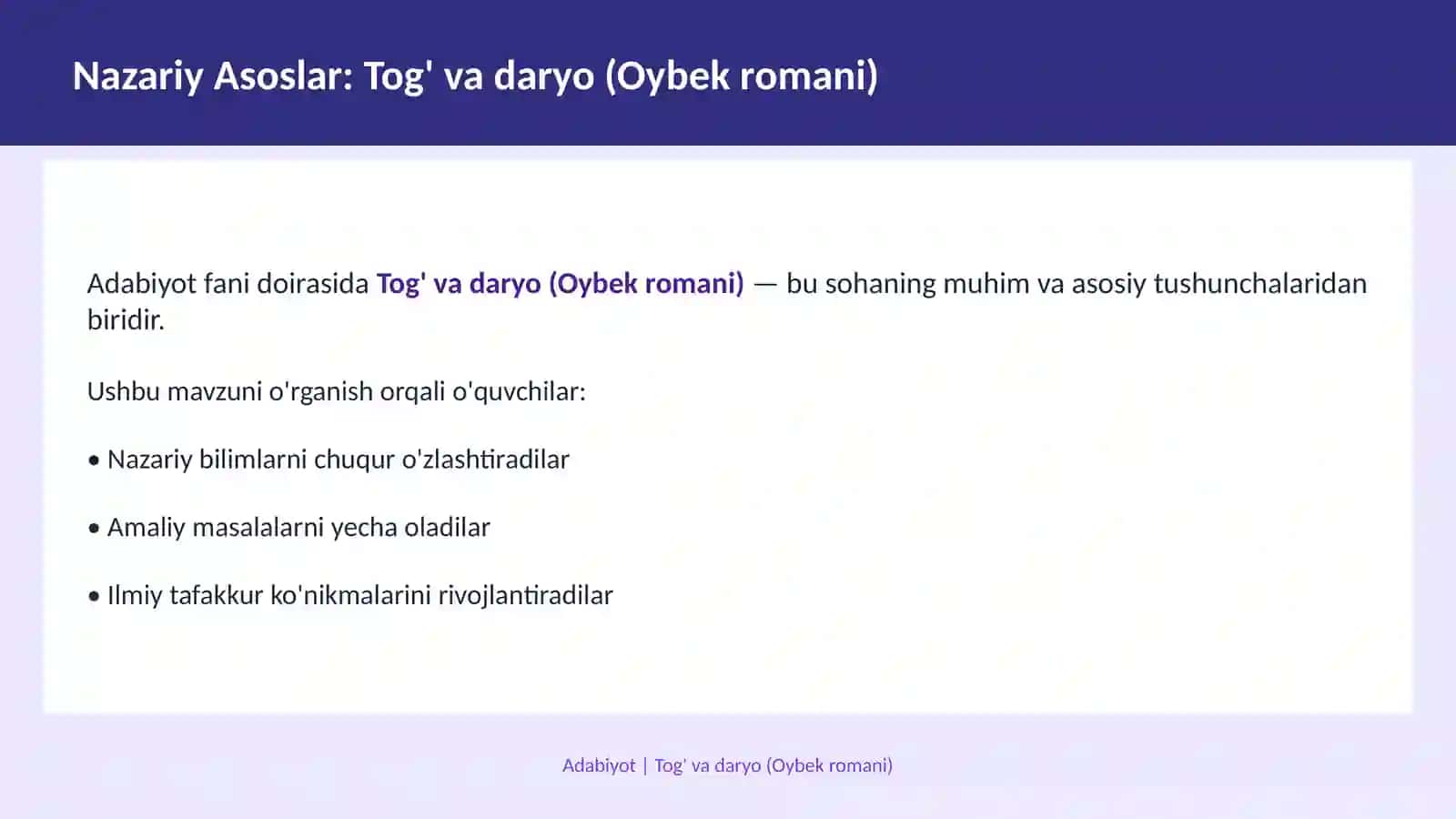 ADABIYOT 3