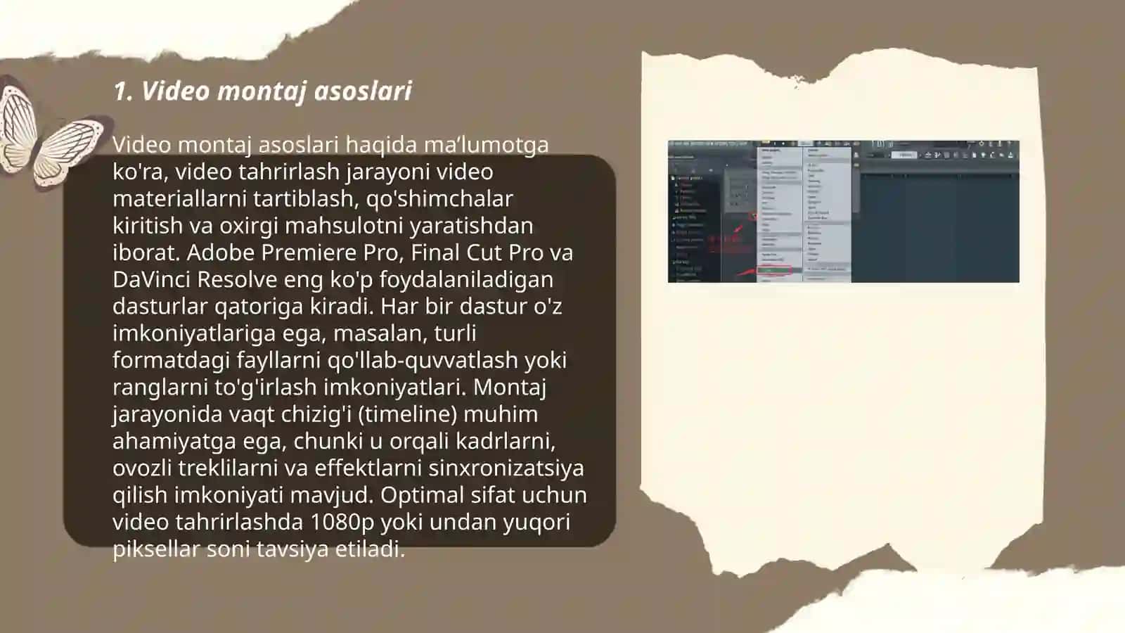 Video montaj asoslari 3