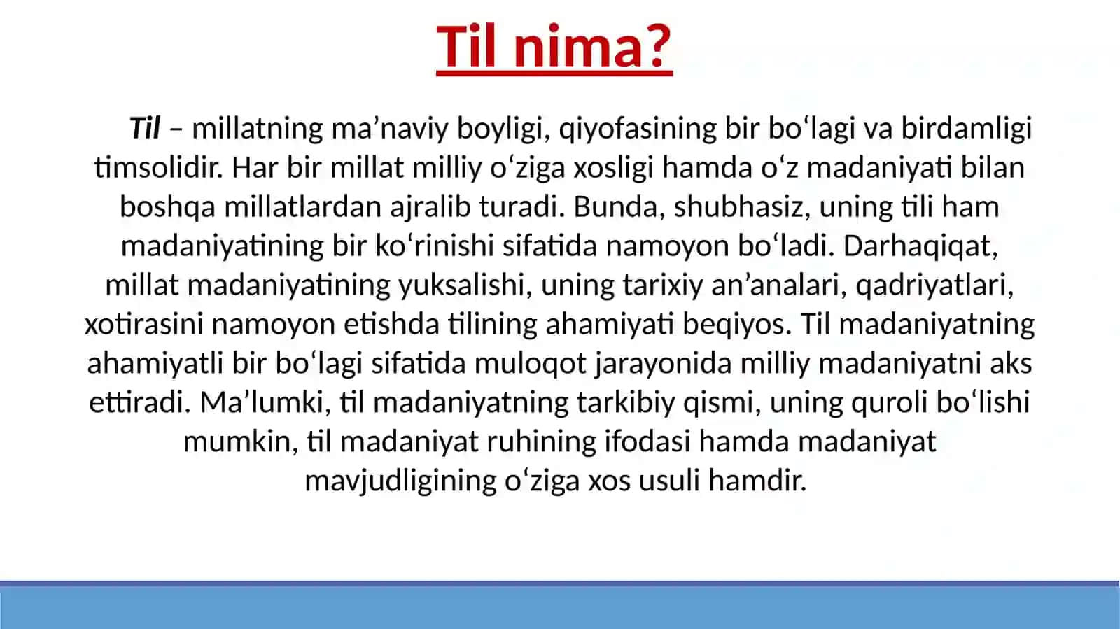 TIL VA MADANIYAT 3