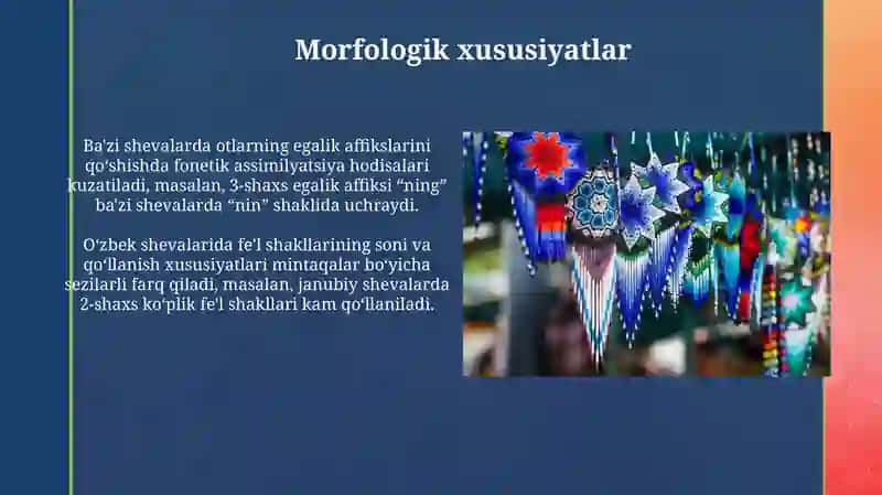 O’zbek xalq shevalari tasnifi 3