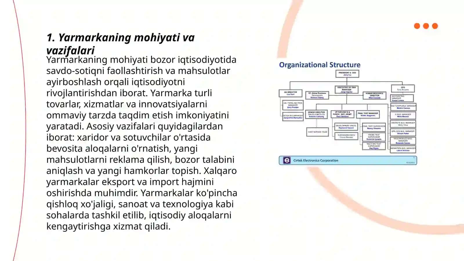 Yarmarka savdosini tashkil etish 3
