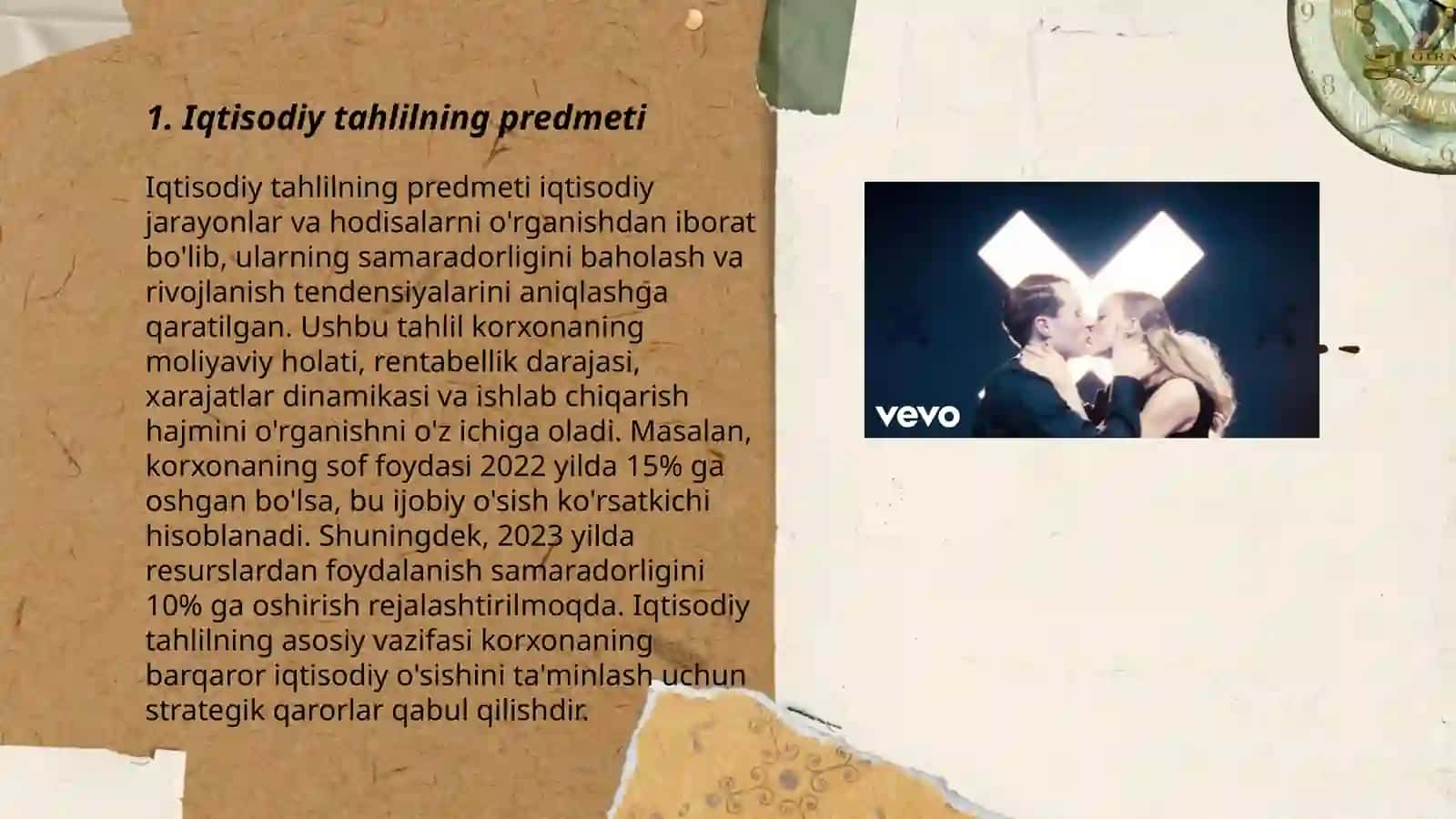 Iqtisodiy tahlil fanining predmeti obyekti maqsadi vazifalari prinsiplari 3
