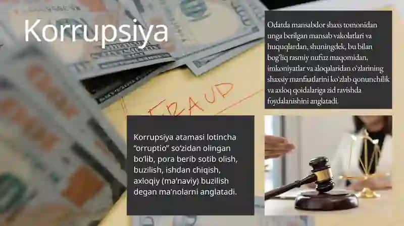 Korrupsiyaning oldini olishga doir chora-tadbirlar tizimi 3
