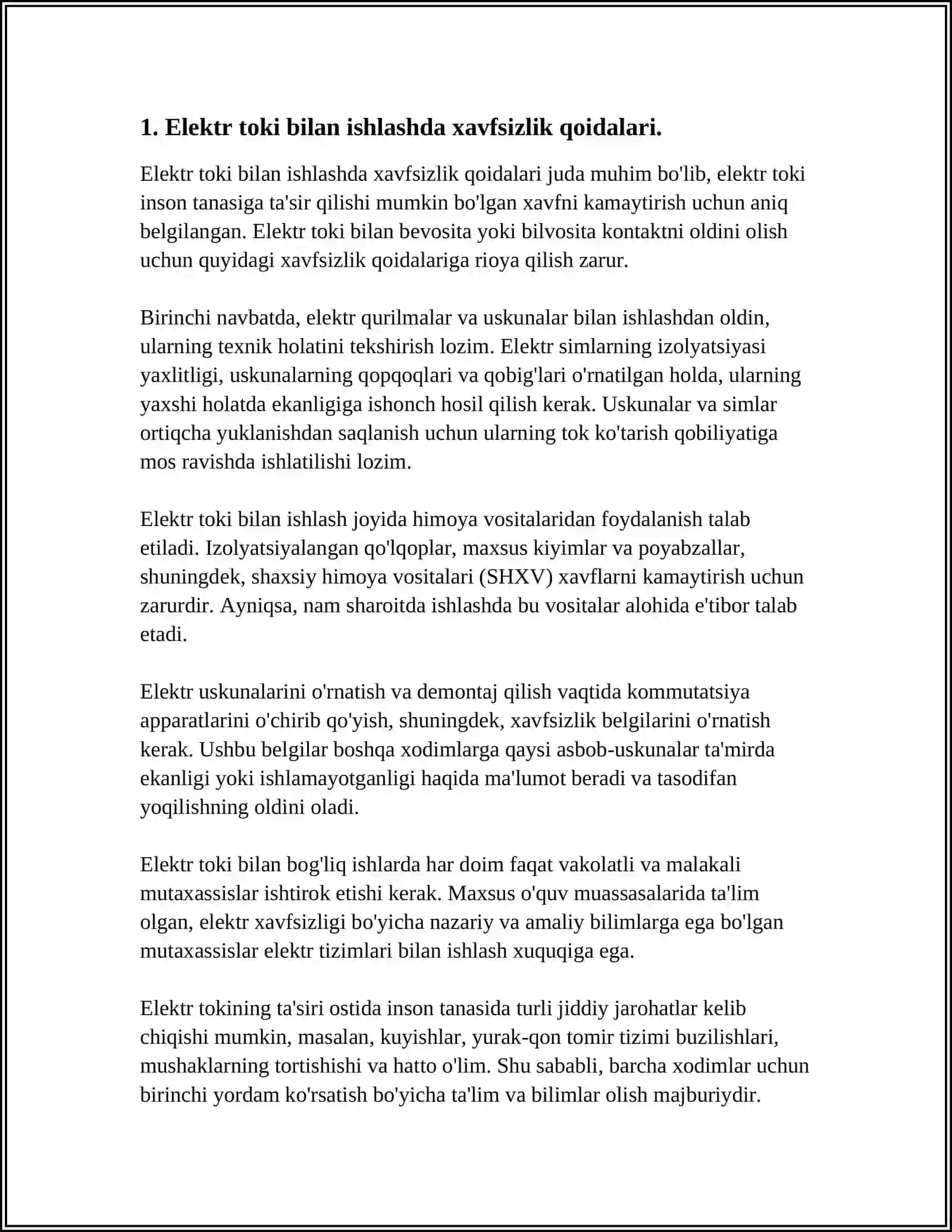 ELEKTIR TOKIDA FOYDALANISHDAGI HAFSIZLIK HOLATLARI 3