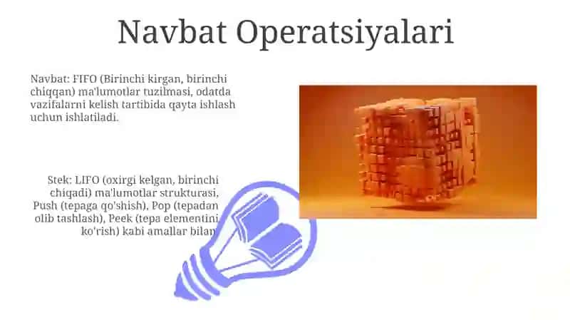 Stack va Queue strukturalari 3