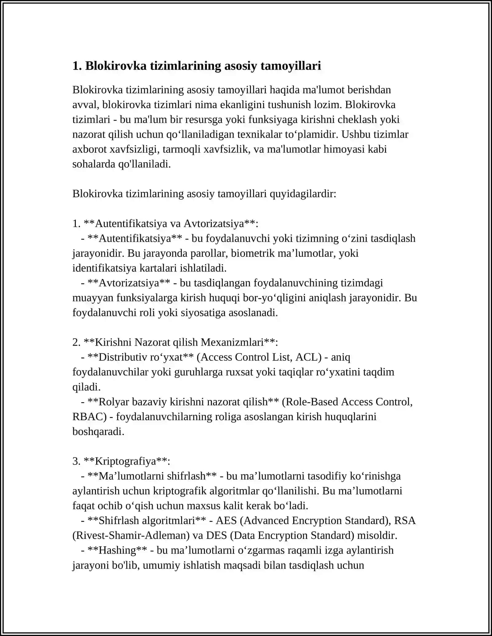 AVTOMATIKA VA YARIM AVTOMTIK YOL BLOKIROVKASI 3