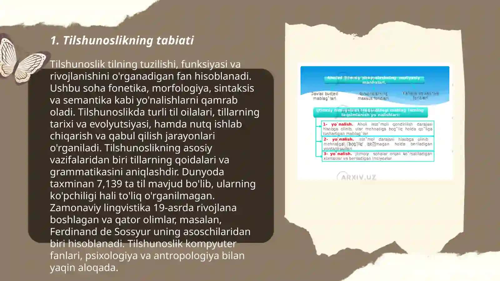 Tilshunoslik fan sifatida,uning tabiiy va ijtimoiy fanlar bilan aloqasi 3