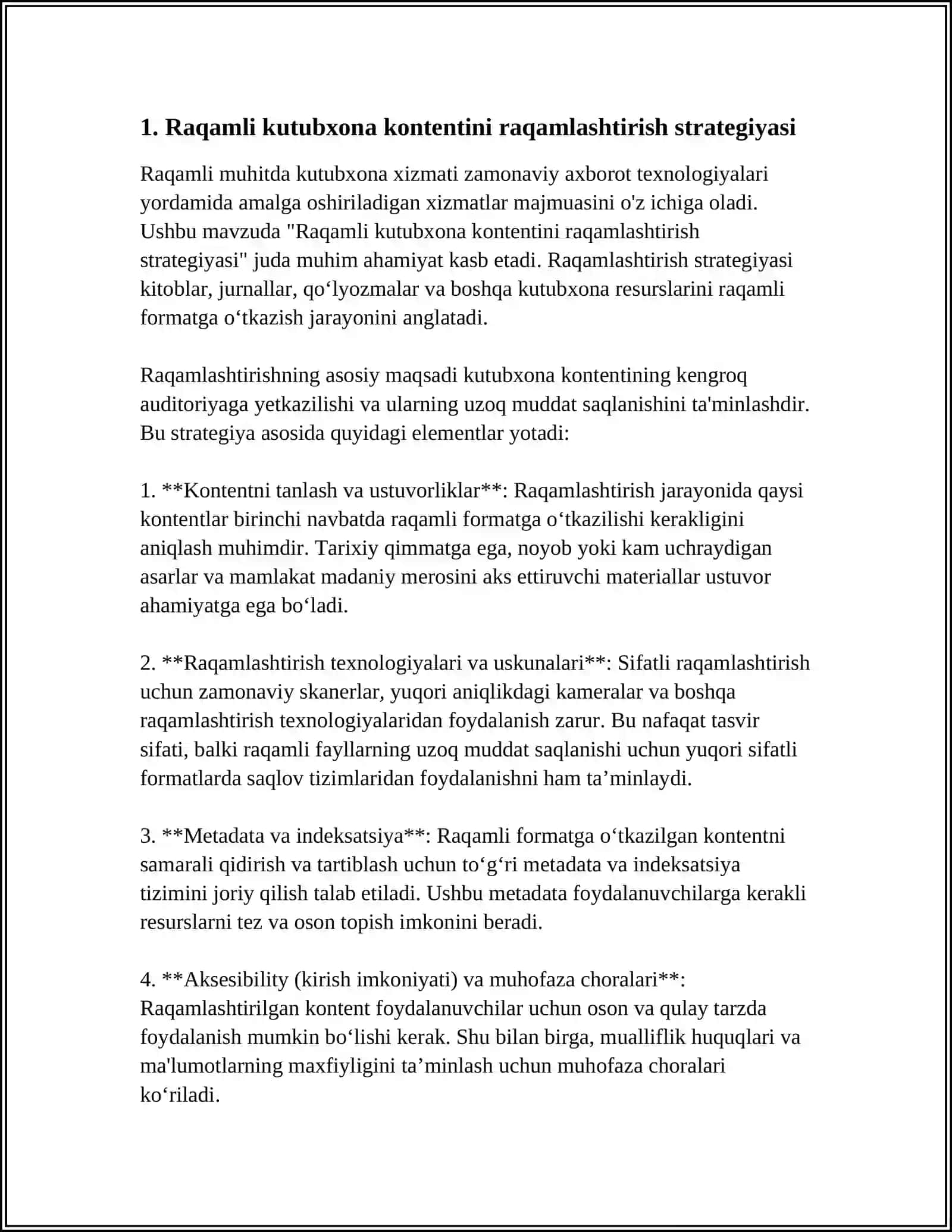 " RAQAMLI MUHITDA KUTUBXONA XIZMATI " 3