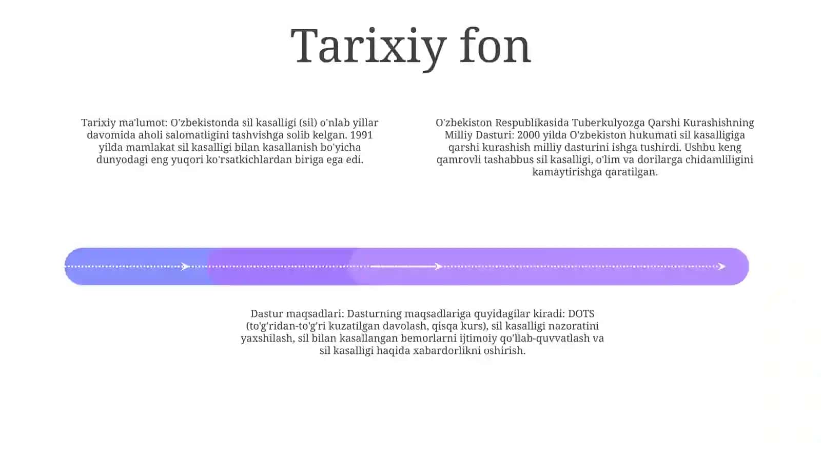 O'Zbekiston Respublikasida Tuberkulyozga Qarshi Kurashishning Miliy Dasturi 3