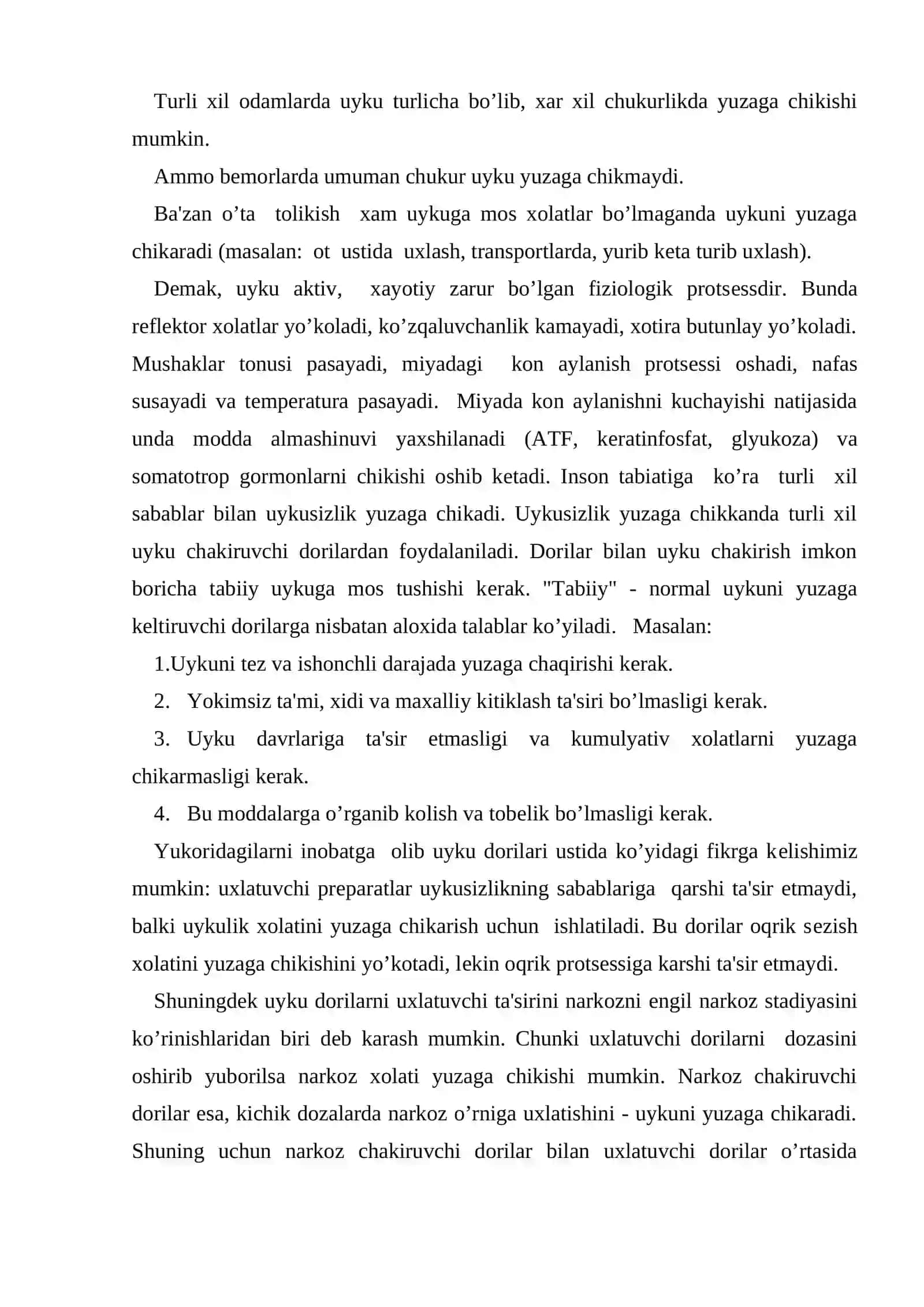Uxlatuvchi dorilar farmakologiyasi 3