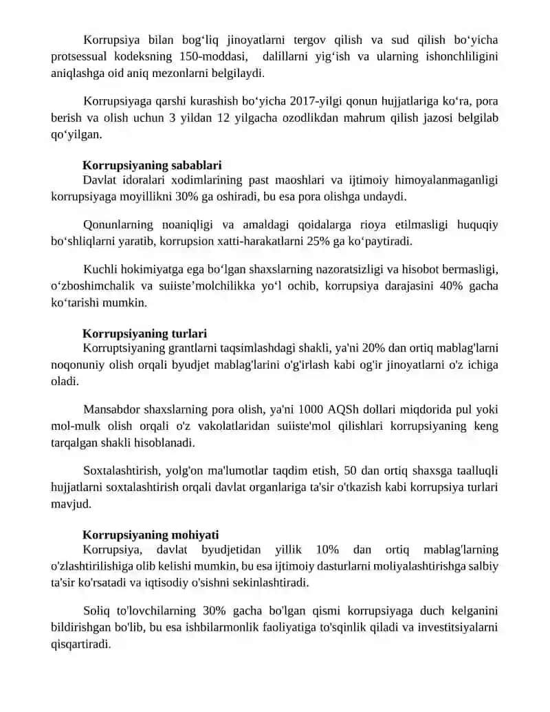 Korrupsiyaning mohiyati va uning oqibatlari 3