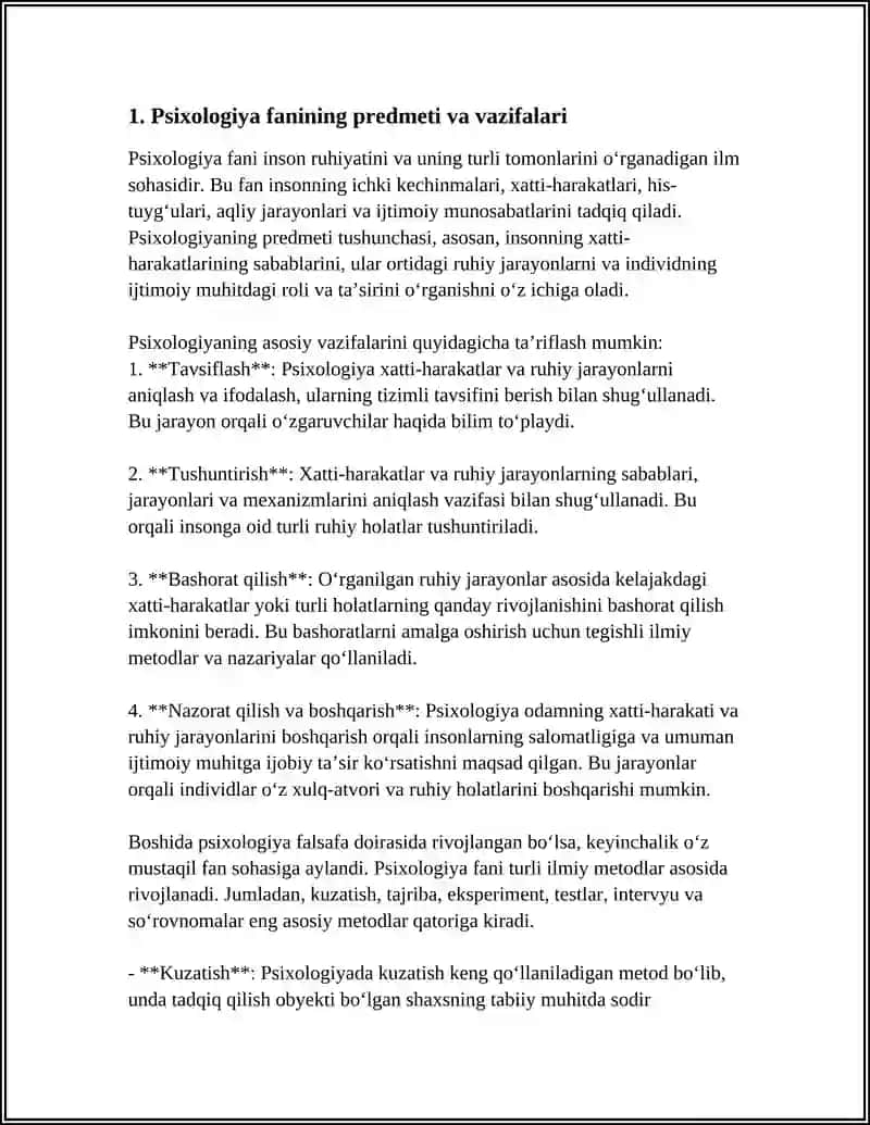 Psixologiya Fanining Predmeti va Rivojlanish Tarixi 3