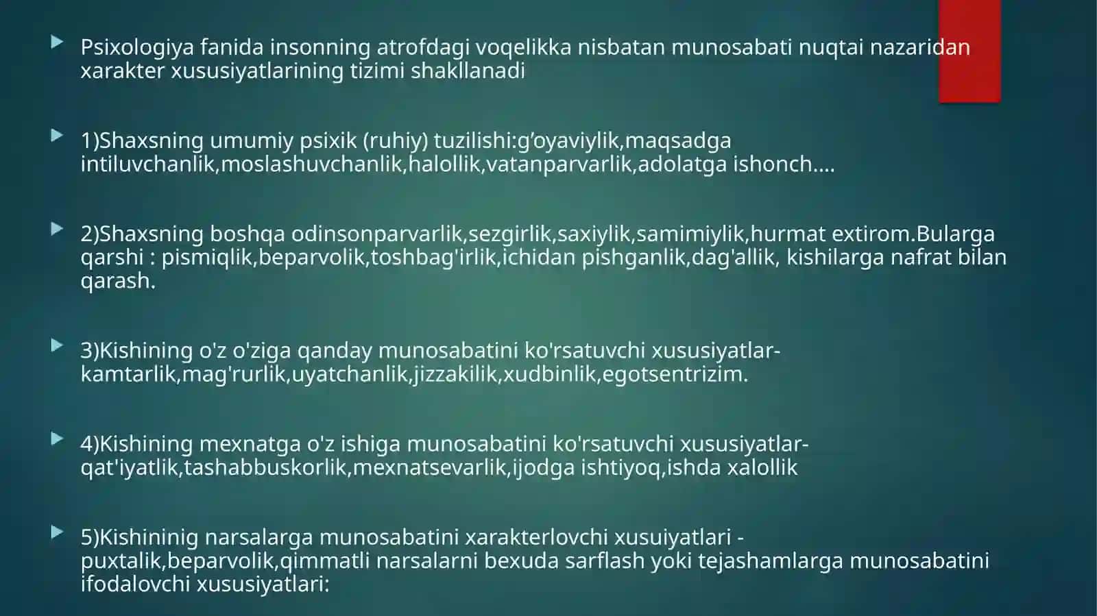 Xarakter va qobiliyatning psixologik tavsifi 3