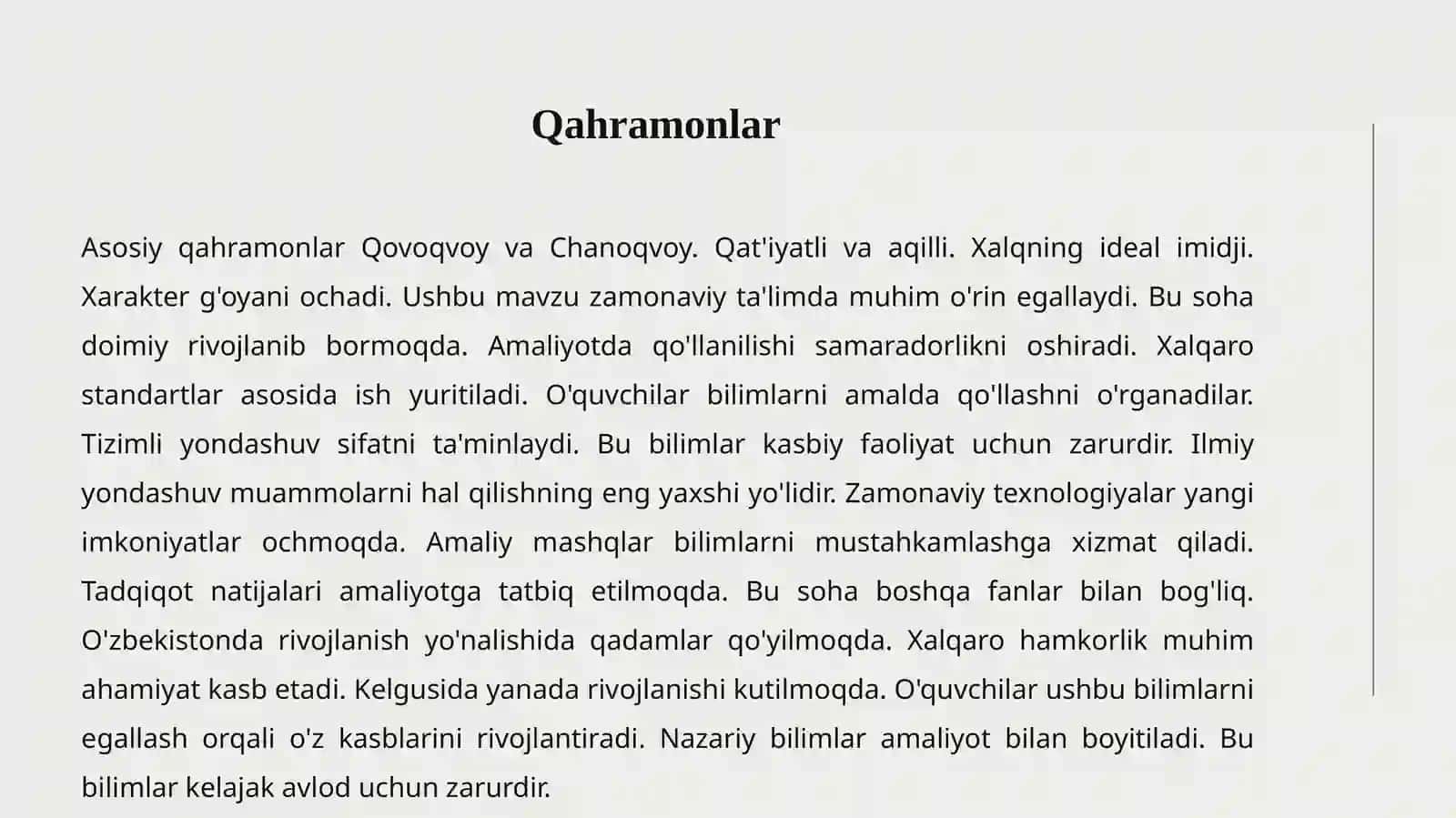 Qovoqvoy va Chanoqvoy 3
