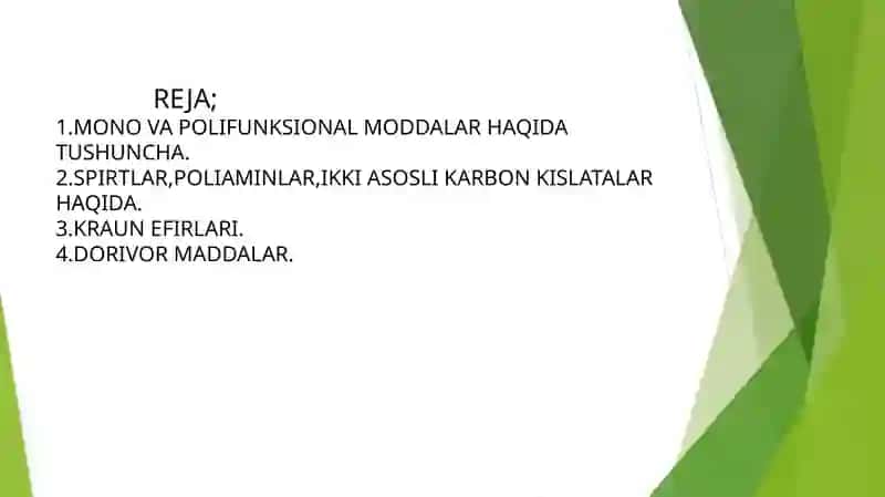 Mono va polifunksional birikmalar, metabolitlar va dorivor vositalar sifatida. Kraun efirlar 3