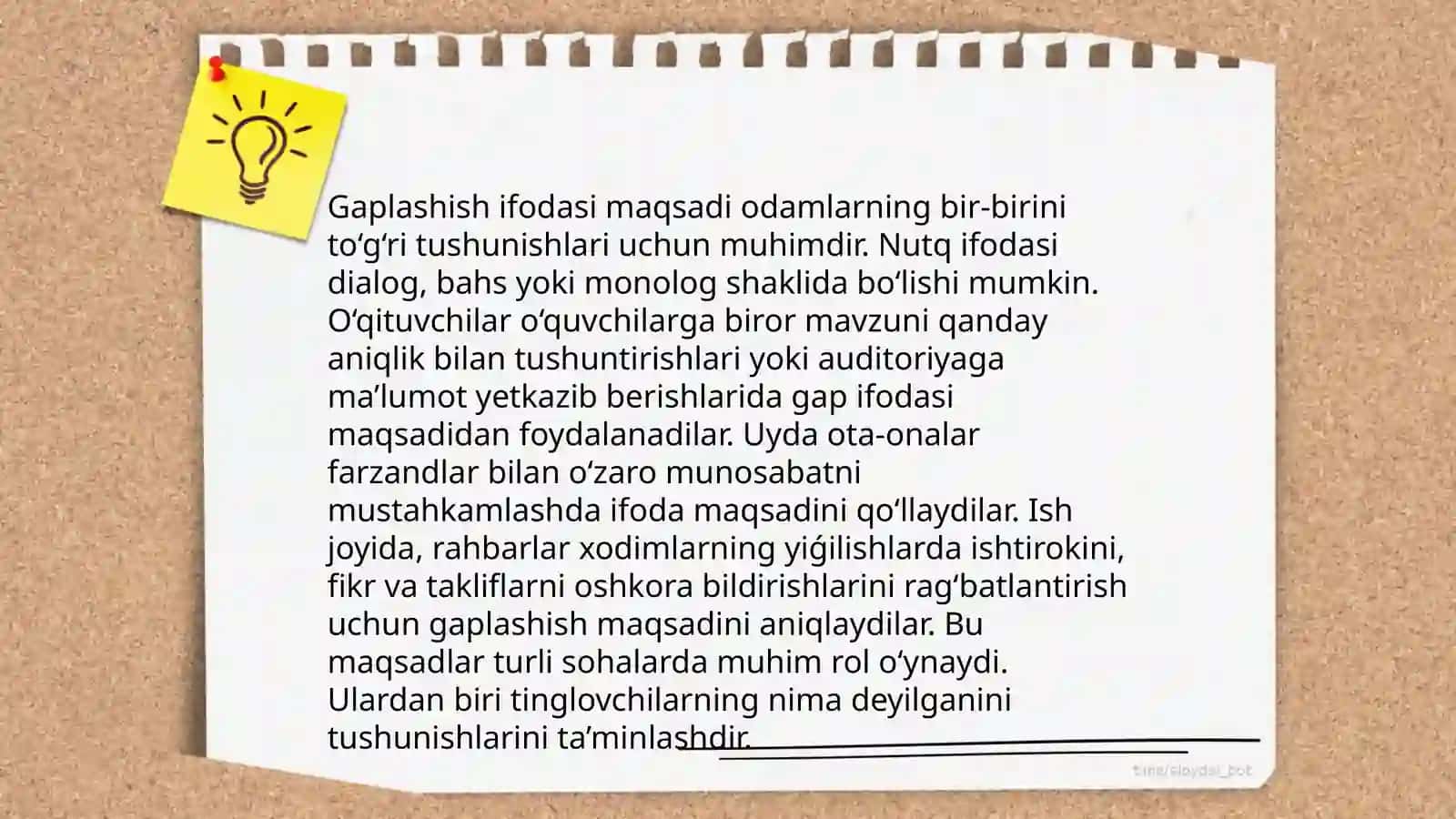 Gapning ifoda maqsadi va emotsionallikka koʻra turlari 3