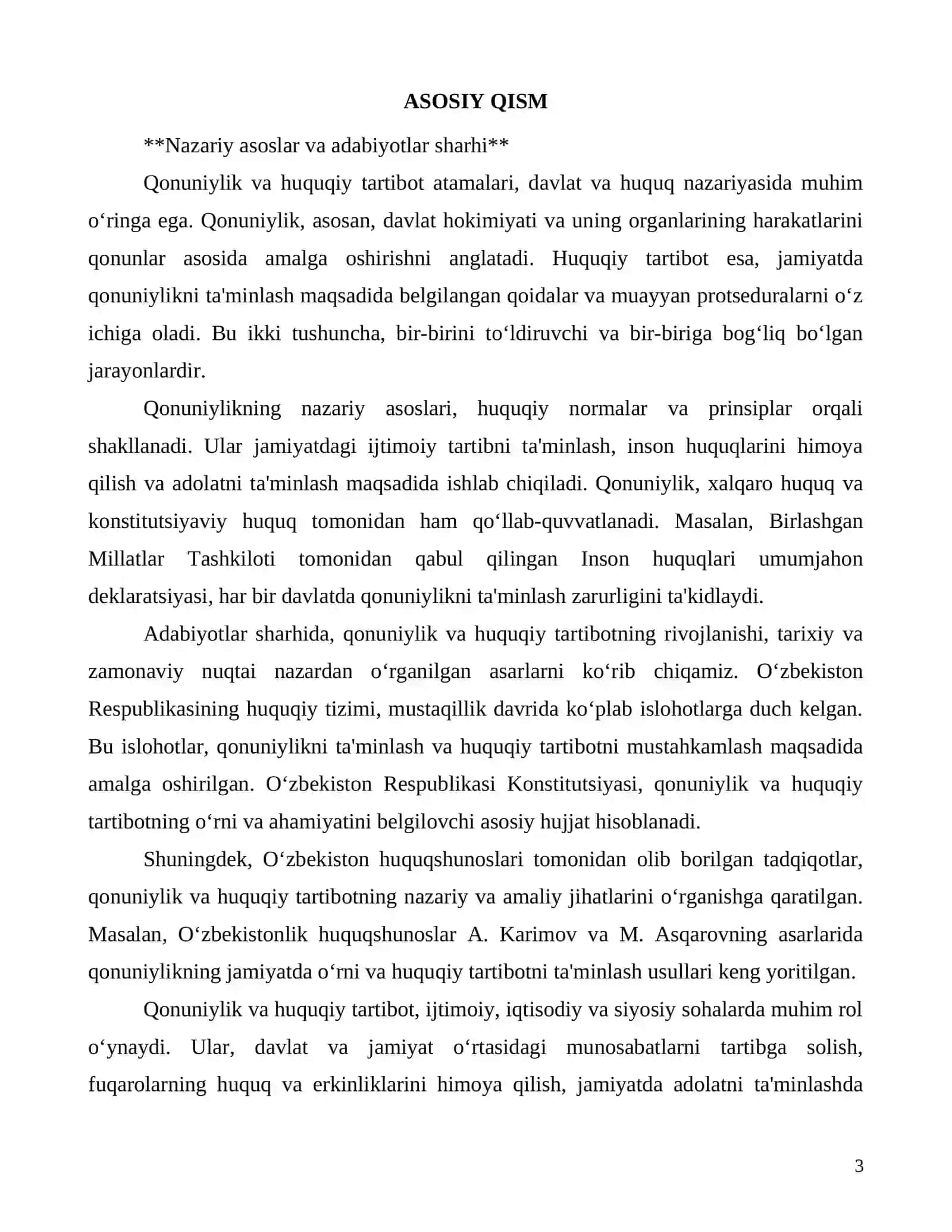Qonuniylik va huquqiy tartibotning asosiy jihatlari 3