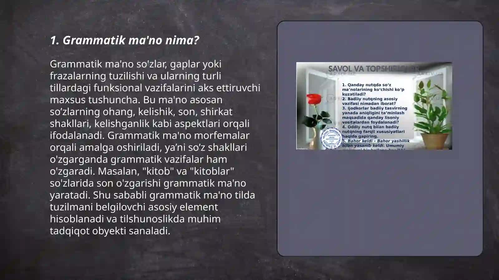 Grammatik ma'no va uning turlari 3