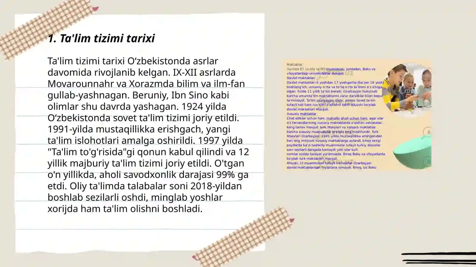Ta'lim tizimi tarixi 3