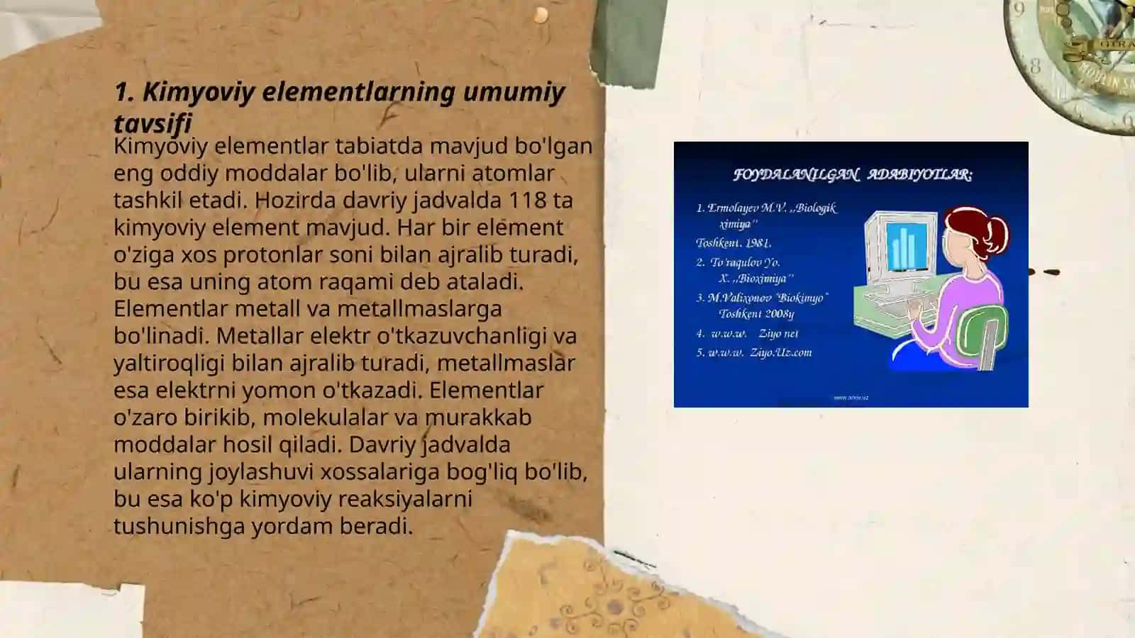 Kimyoviy elementlarning tavsiflanishi 3
