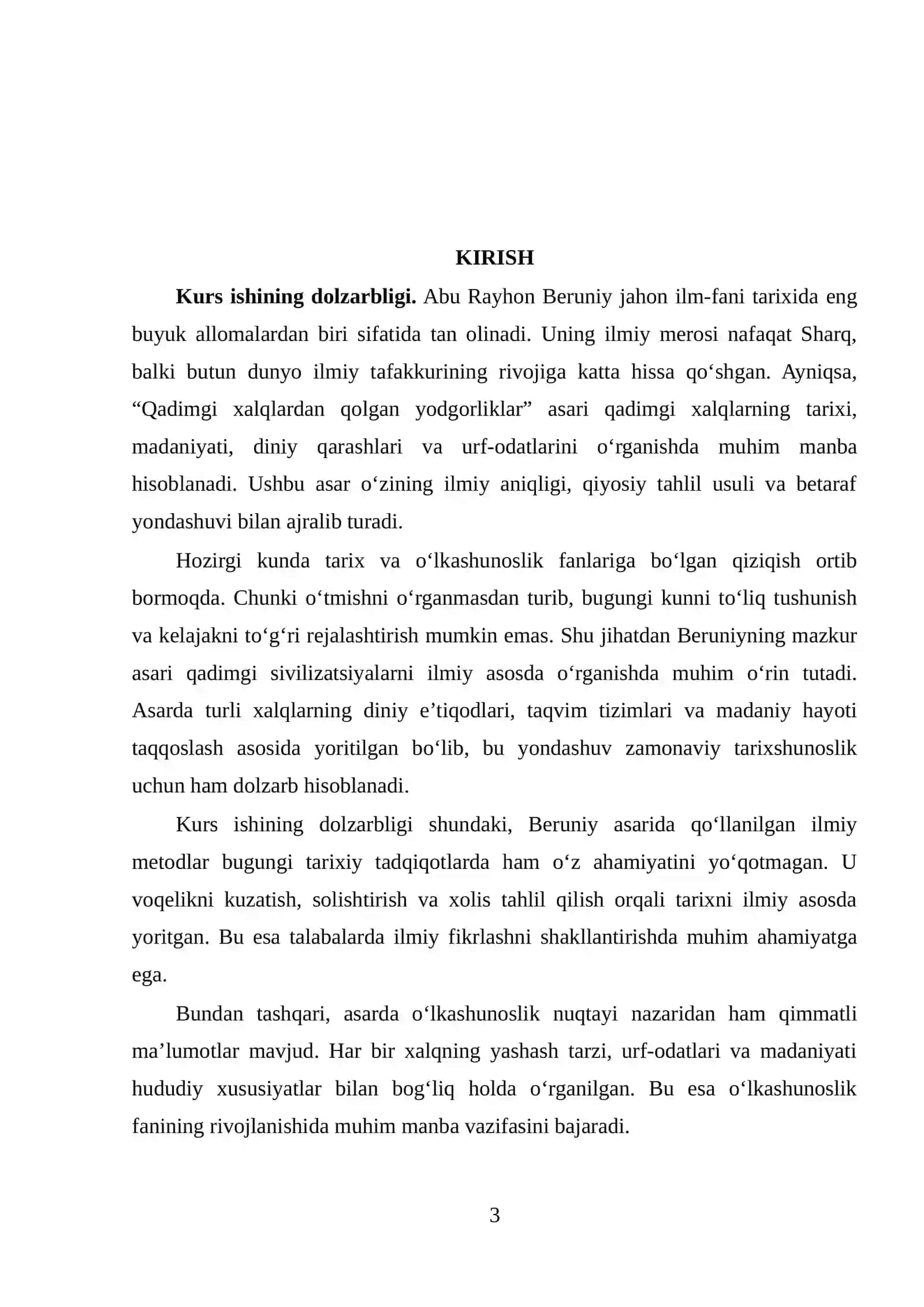 Abu Rayhon Beruniy va uning “Qadimgi xalqlardan qolgan yodgorliklar” asari 3