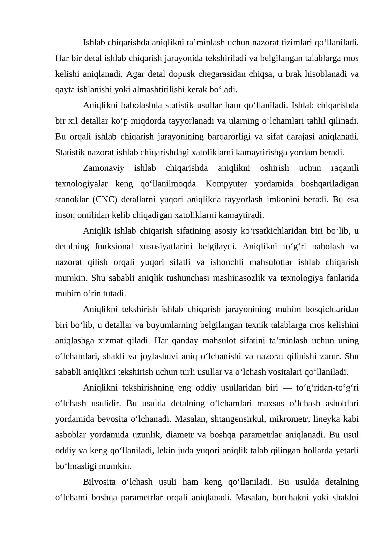 ANIQLIKNI TEKSHIRISH USULLARI 3