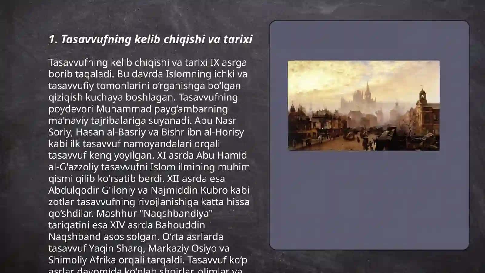 Tasavvuf adabiyoti paydo bo‘lishi 3